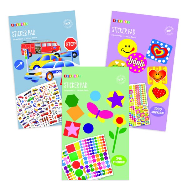 Stickers blandade motiv - 1916 st