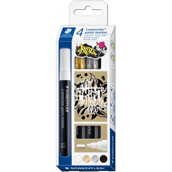 Lumocolor f�rgmark�rer 4-pack