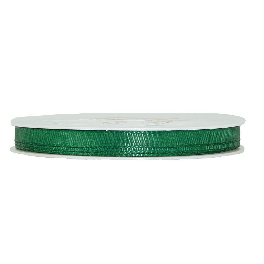Dekorbånd Standard 8 mm - 50 meter - Grøn - Øvrige dekorbånd, Bånd & dekorationsbånd, Tekstilbånd & snor