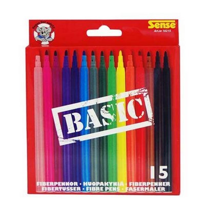 Fiberpenner Basic Sense - 15 penner