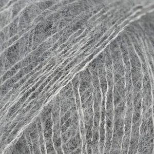 DROPS Kid-Silk Uni Colour garn 25g - St�lgr� (75)