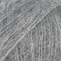 DROPS Kid-Silk Uni Colour garn 25g - Stålgrå (75)
