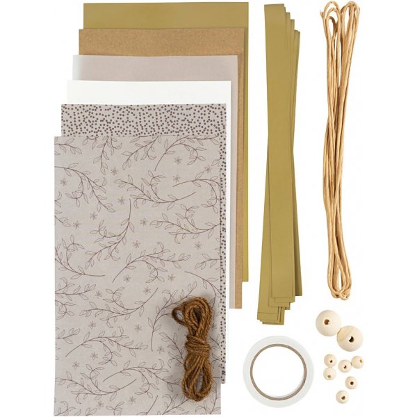 Kreativt set - pappersklippning - natur Kreativt set - pappersklippning - natur