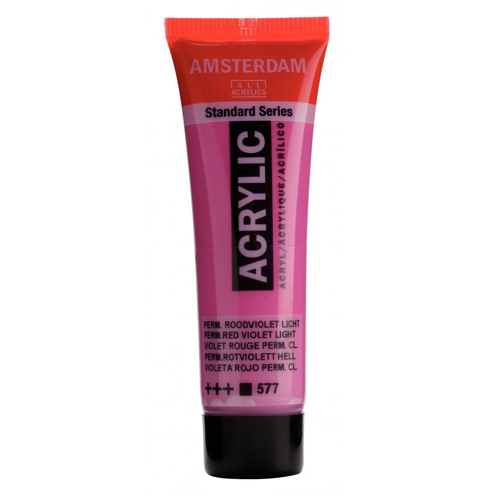 Akrylmaling Amsterdam 20 ml - P.Red Viol.Lt - Akrylfarver, Kunstnerfarver