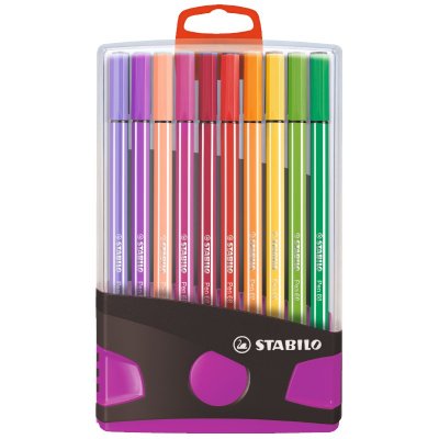 Fiber Pen Brush 68 20-pack Color Parade - Lyserd