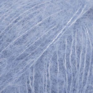 DROPS Brushed Alpaca Silk garn - 25g -  Pacific Blue