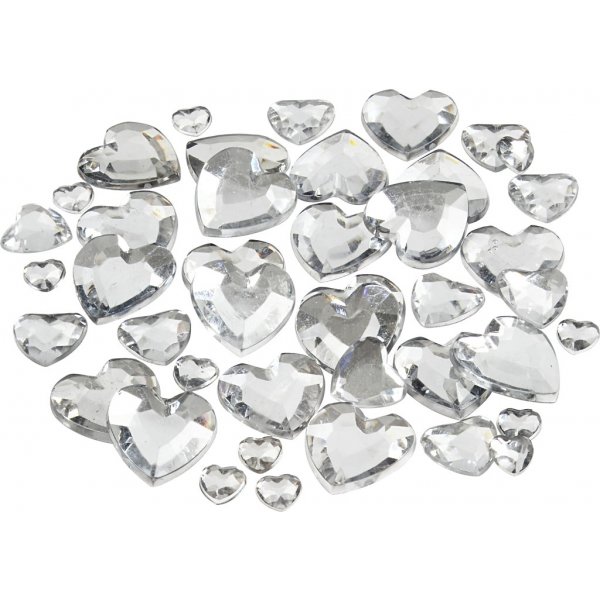 Rhinestones - silver - 6+10+14 mm - 252 st Rhinestones - silver - 6+10+14 mm - 252 st