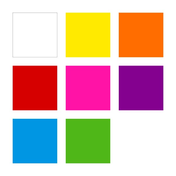 Kridtmark�rer Lumocolor 8 stk. assorterede farver