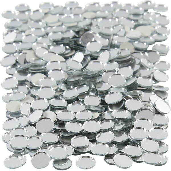 Spegelmosaik - runda - Ø10 mm - 500 st Spegelmosaik - runda - Ø10 mm - 500 st