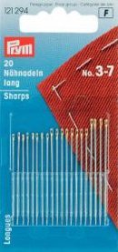 Synåle Skarpe 1-5 Si/Guldfarve 16 stk - Synåle, Nåle, Sytilbehør