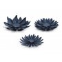 Blomsterdekorationer - Marinbl� 7,5 cm 3 st