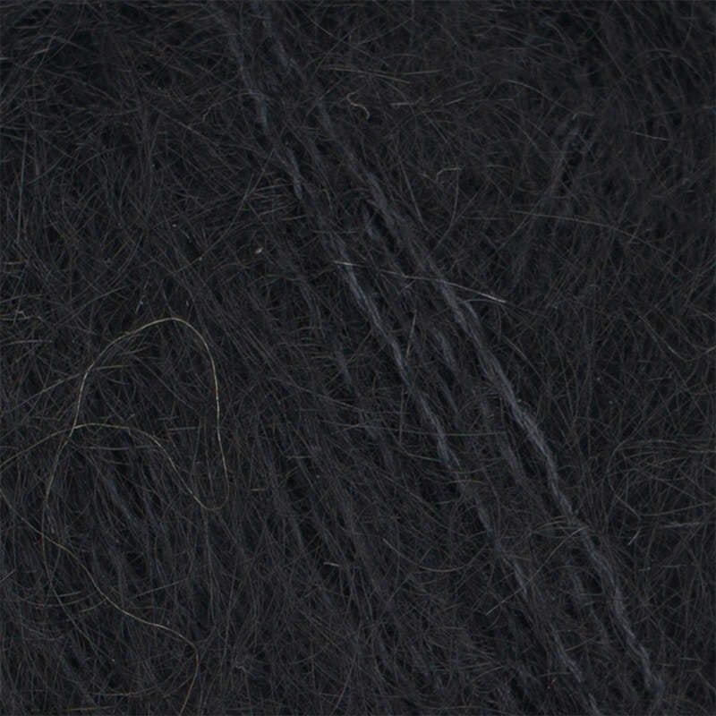 Bomullsgarn Kid Cotton - Svart 703 - Viking Kid Cotton, Bomullsgarn, Garn, Sticka & virka