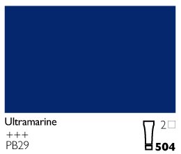 Cobra 150 ml - Oliemaling, der kan fortyndes i vand - Ultramarine - Oliefarver, Kunstnerfarver