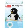 Gör-det-själv-kit för pompom-pingvin Gör-det-själv-kit för pompom-pingvin