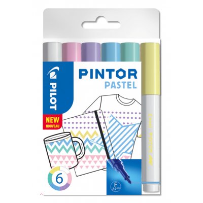 Fiberpennset Pilot Pintor (Pastel Mix) - Fine