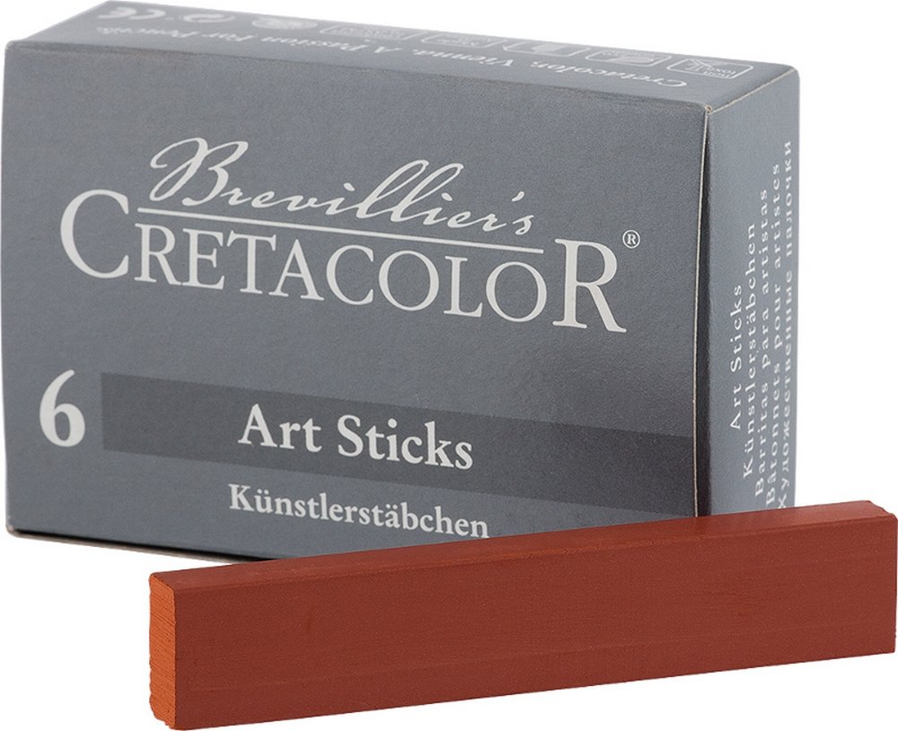 Pastelkridt Cretacolor ArtStick 13x6 mm - Sanguine Dry - Tørpastel, Kridt, Penne, kridt & tusch