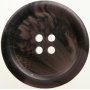 Knapp Rund 4-hål 23 mm 4st - Svart/Brunmelerad