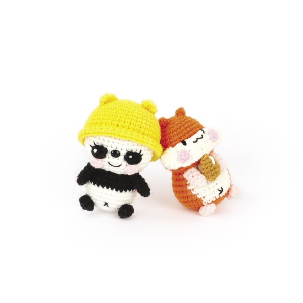 Vitt amigurumi-garn i bomull 27 g - cirka 55 m Vitt amigurumi-garn i bomull 27 g - cirka 55 m