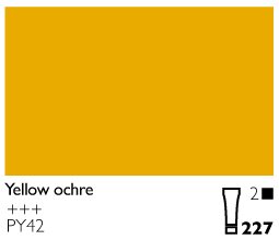 Cobra 150 ml - Oliemaling, der kan fortyndes i vand - Gul Okker - Oliefarver, Kunstnerfarver