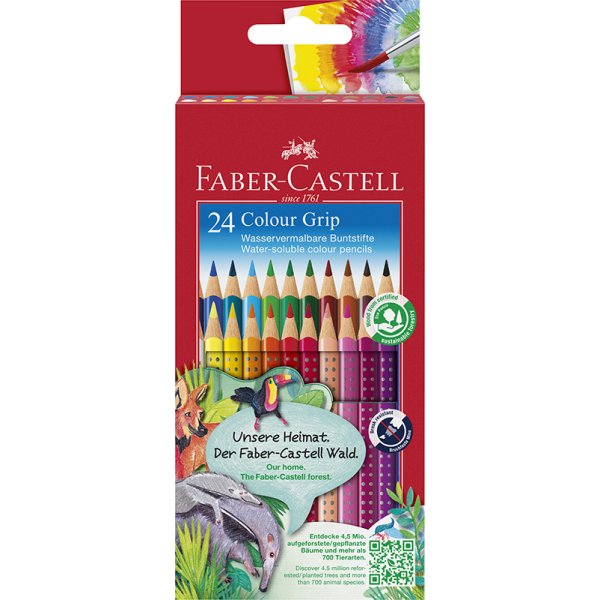 Akvarellpennset - Faber-Castell -Grip cardboard