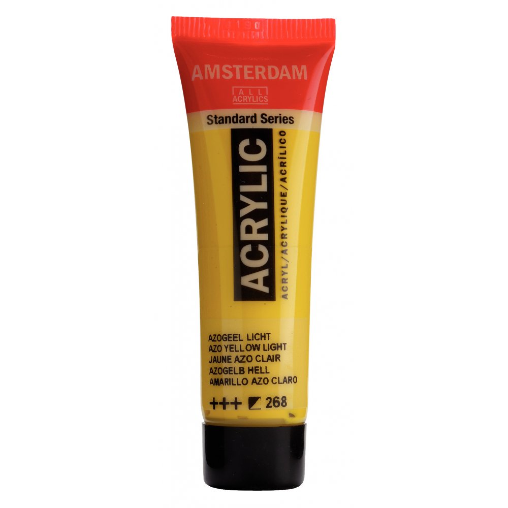 Akrylmaling Amsterdam 20 ml - Azo Yellow Lt - Akrylfarver, Kunstnerfarver
