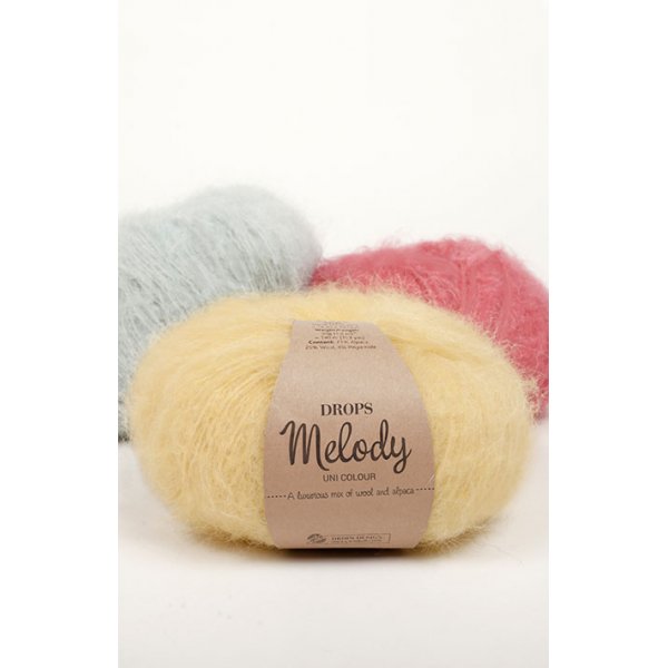 Drops Melody garn - 50g (mohaireffekt) Drops Melody garn - 50g (mohaireffekt)