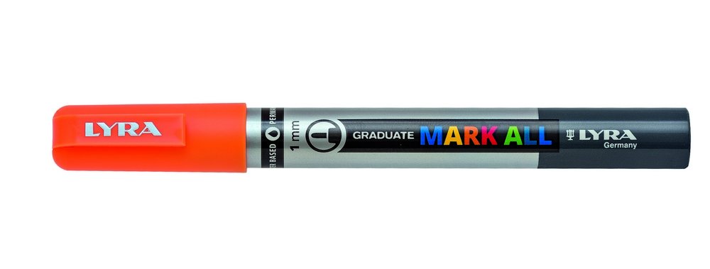 Mark All 1 mm Neon Orange - Lyra Mark All, Markers, Penner, Penner, fargestifter og blekk