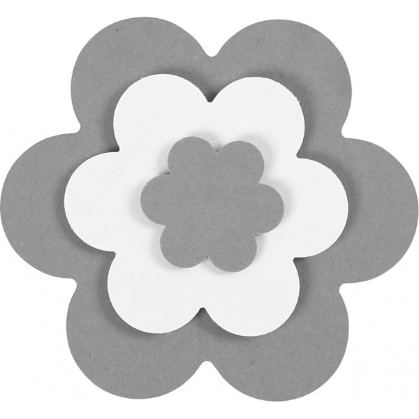 Lager-på-lager stansar - Blomma - 3 st Lager-på-lager stansar - Blomma - 3 st