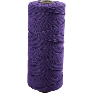 Makramésnor 1 mm 315 m Lilla - 220 g Makramésnor 1 mm 315 m Lilla - 220 g