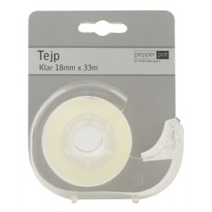 Tejp - Genomskinlig - 33 m
