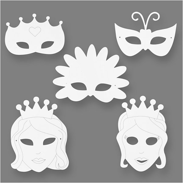 TeACH Me Äventyrmasker - vit - 16 st TeACH Me Äventyrmasker - vit - 16 st