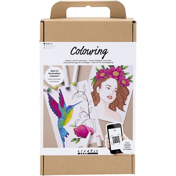 Start DIY Kit Färgläggning - Ritpenna Start DIY Kit Färgläggning - Ritpenna