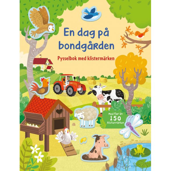 En dag p bondgrden : Pysselbok med klistermrken