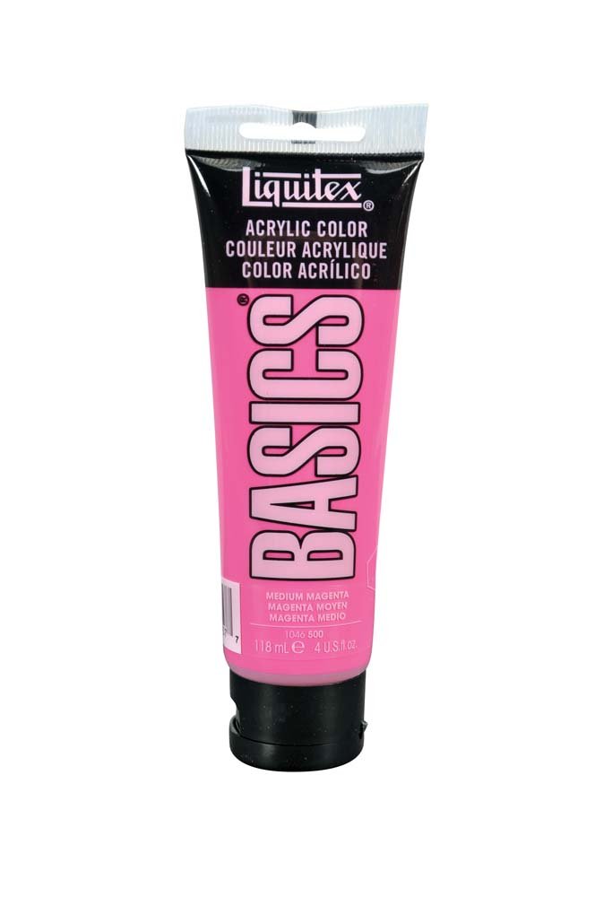 Akrylfärg Liquitex 118 ml - 500 Medium magenta - Akrylfärger, Konstnärsfärger