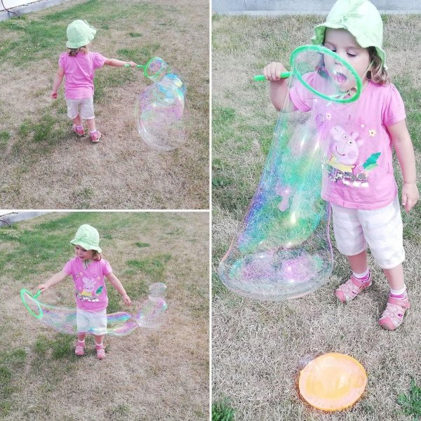 S�pbubbelset XXL ring 21 cm med v�tska 250 ml - Alldoro