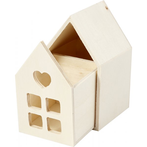 Hus med låda Hus med låda
