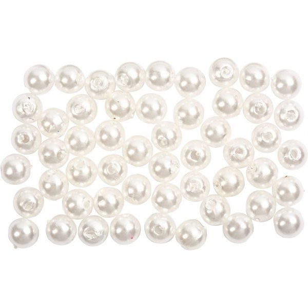 Vaxpärlor - pärlemor - 5 mm - 100 st Vaxpärlor - pärlemor - 5 mm - 100 st