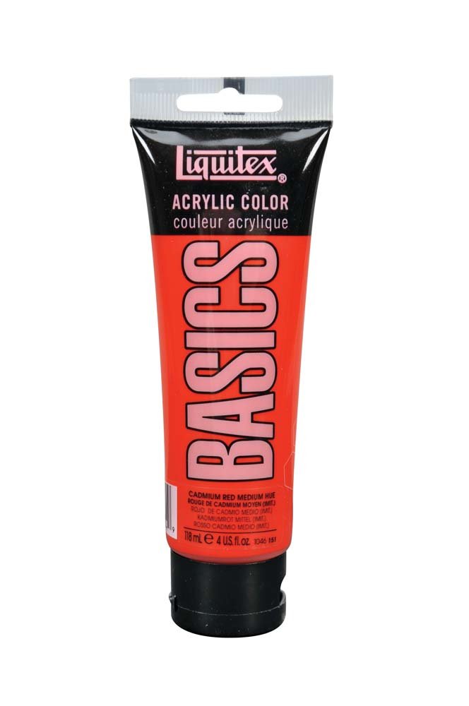 Akrylfärg Liquitex 118 ml - 151 Cadmium red medium hue - Akrylfärger, Konstnärsfärger