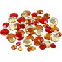 Rhinestones - rd harmoni - Rund - 6+9+12 mm - 360 stk