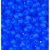 Rocaillesperler matte gjennomsiktige ø 2,6 mm - kongeblå 500 g
