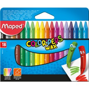 Kritpenset - Maped - Color'Peps 18 vaxkritor