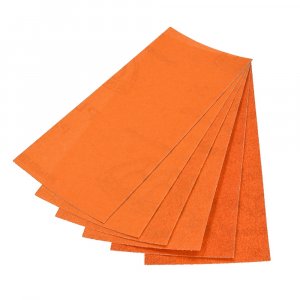 Sandpapir 23 x 9,3 cm - Orange 6-pak, korn 80/120/240
