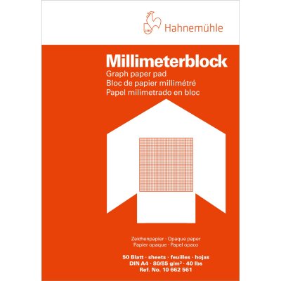 Millimeterblock Hahnemühle 80/85g