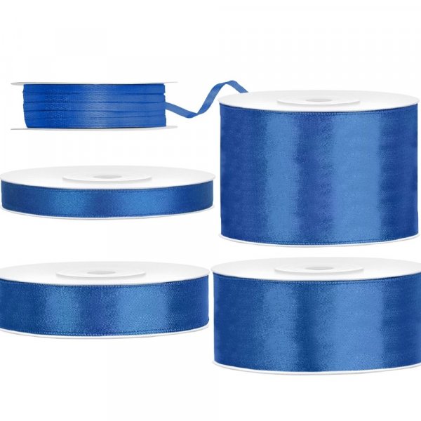Satinband - Royal Blue - 25 meter