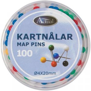 Tegnn�le - Assorterede farver - 100 stk.