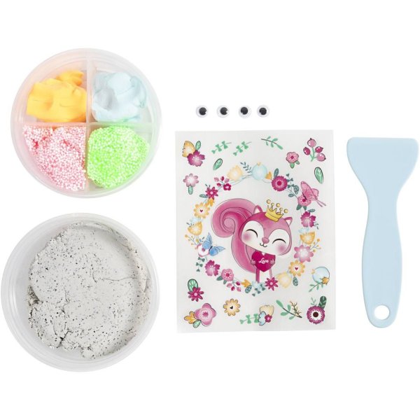 Mini DIY-sæt Modelleringssten med insektgrå/lyserød/lys turkis Mini DIY-sæt Modelleringssten med insektgrå/lyserød/lys turkis