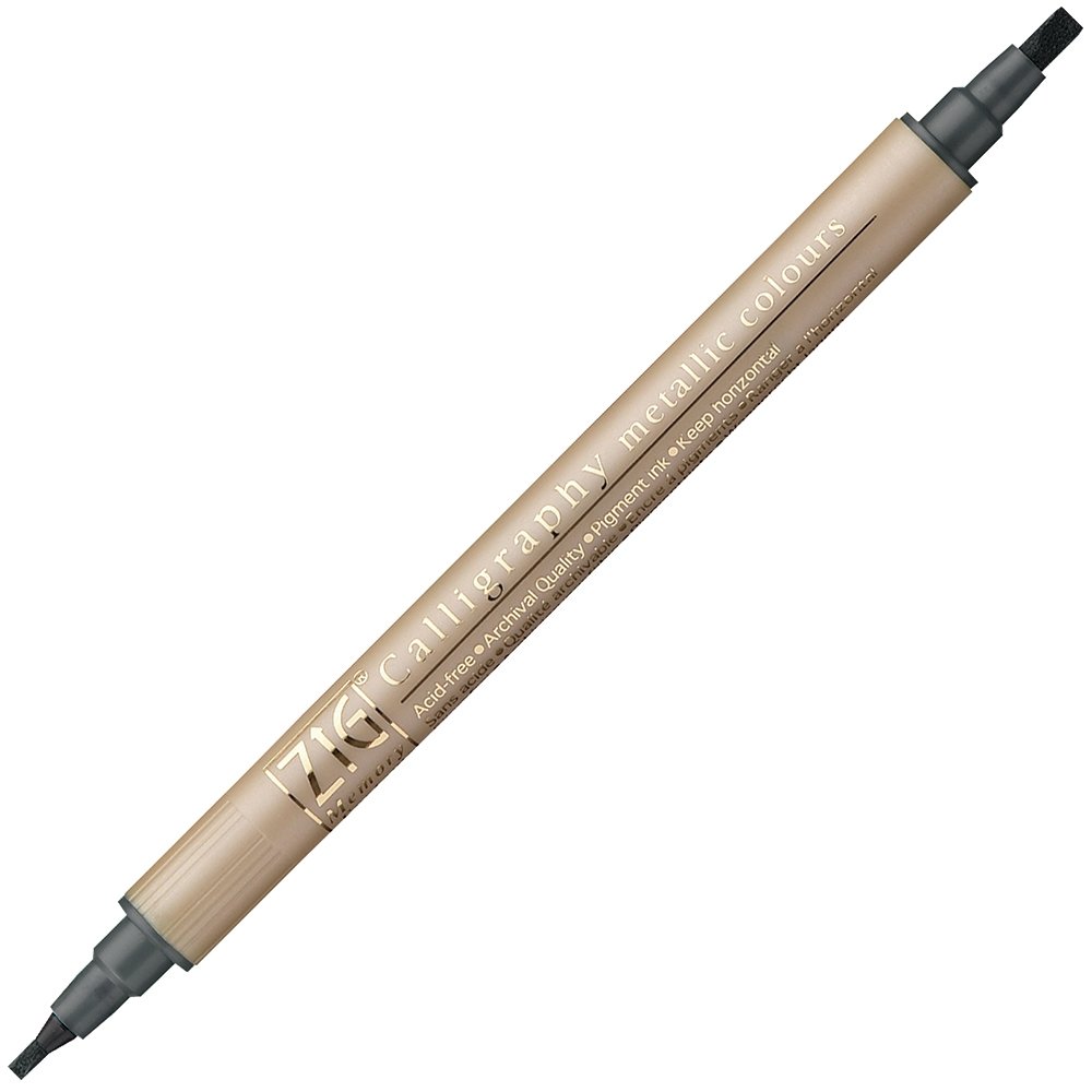 Kalligrafipenna ZIG Metallic - Svart - Kalligrafipennor, Kalligrafi, Pennor, kritor & tusch