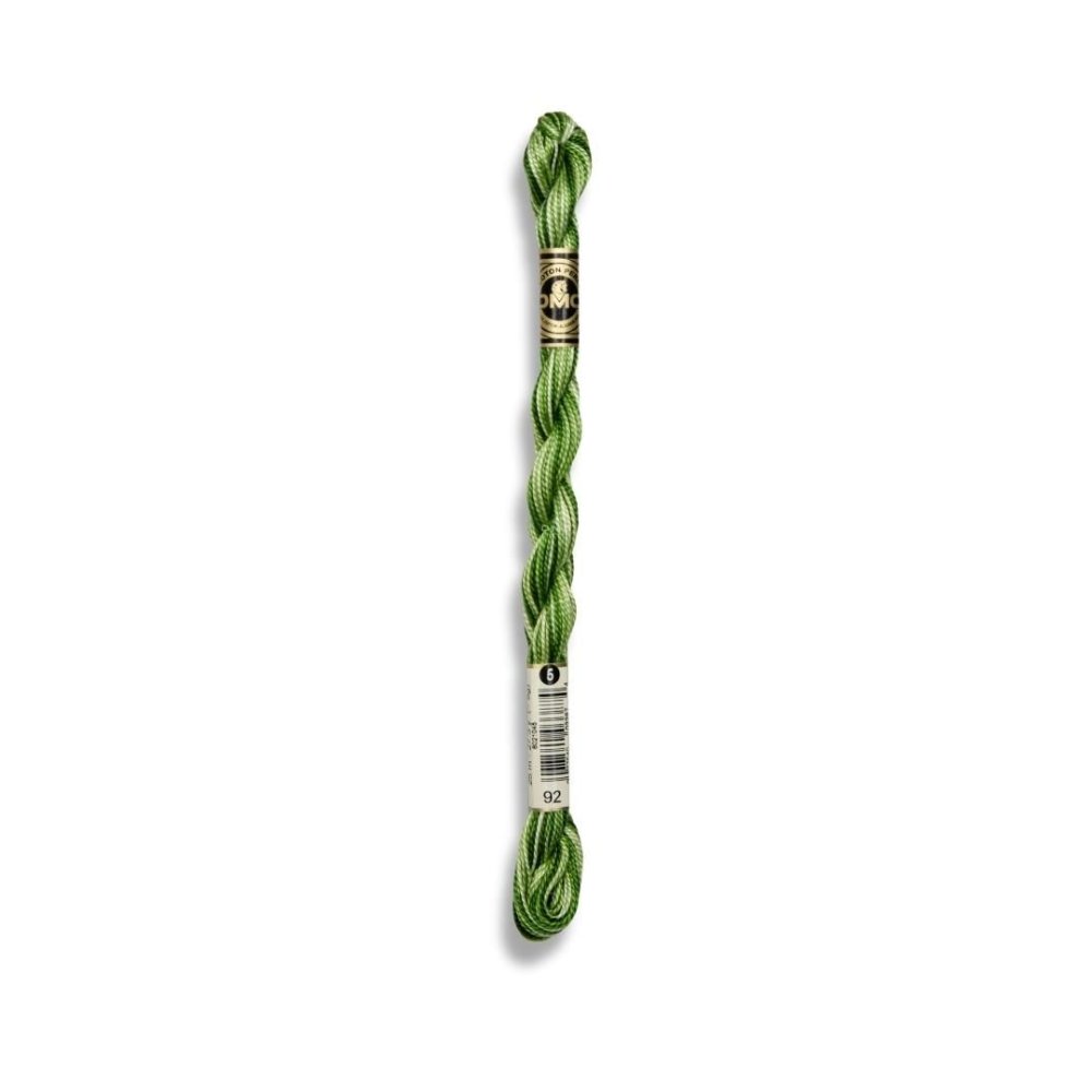 DMC Pearl Cotton Art. 115/5, 92 Variegated Avocado - Broderigarn, Garn, Sticka & virka