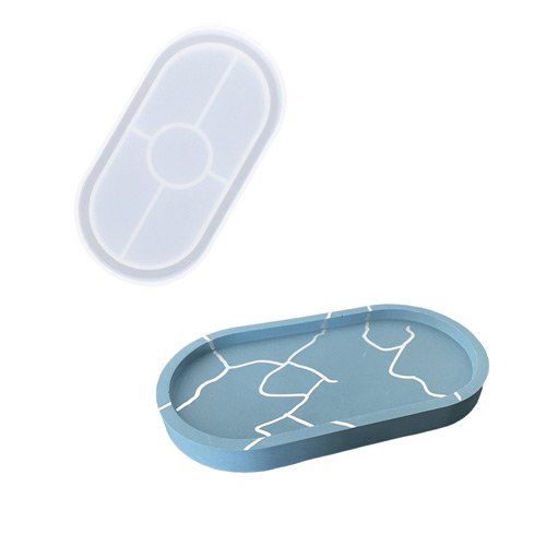Silikonform oval bricka 18 x 9,5 cm Silikonform oval bricka 18 x 9,5 cm