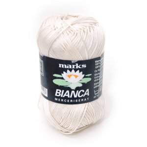 Bianca garn - 50 g - Naturhvit (1100)